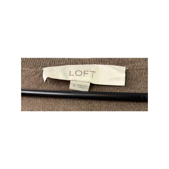 Ann Taylor LOFT Brown & Black Stripe Sweater Dress – Size S - Picture 5 of 6